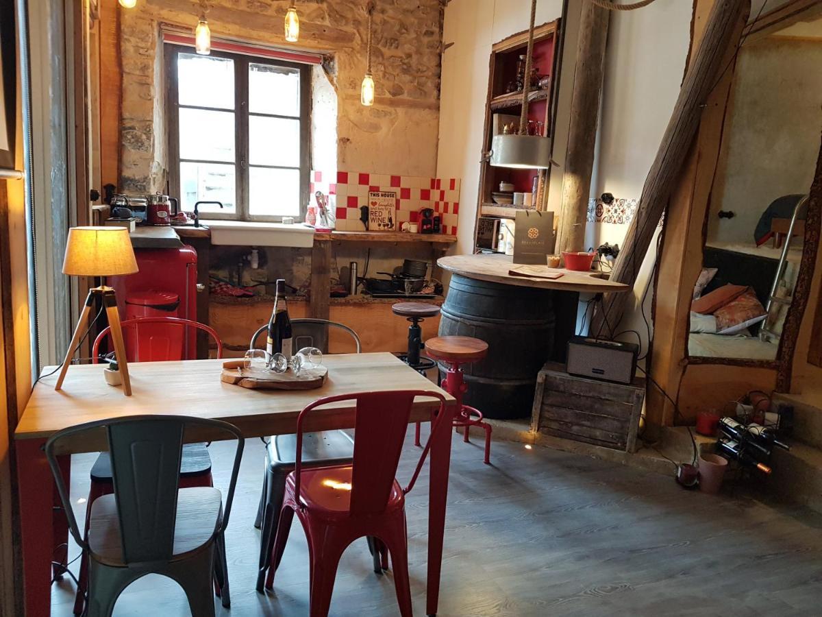 Willa Ancien Cuvage Du Beaujolais - Studio Tout Confort Saint-Didier-sur-Beaujeu Zewnętrze zdjęcie